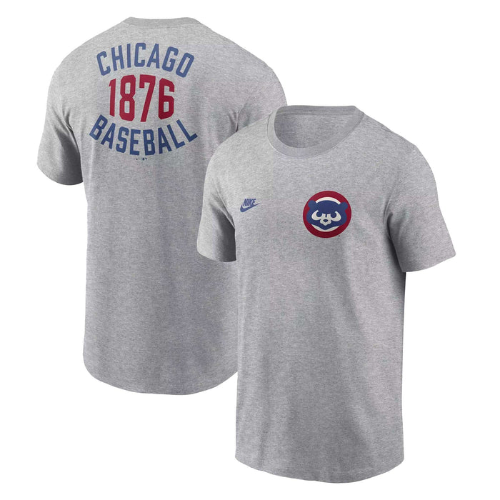 Chicago Cubs Nike Cooperstown 2 Hit Large Logo T Shirt