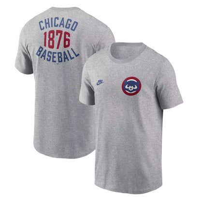 Chicago Cubs Nike Cooperstown 2 Hit Large Logo T Shirt