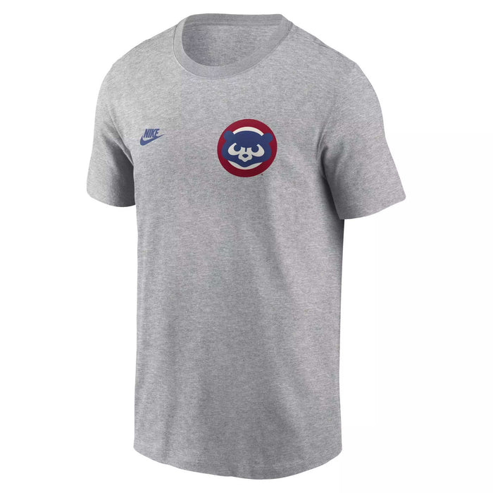 Chicago Cubs Nike Cooperstown 2 Hit Large Logo T Shirt
