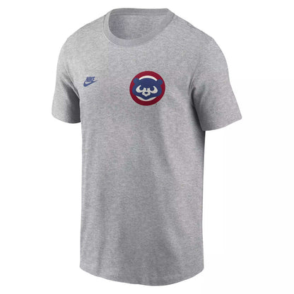 Chicago Cubs Nike Cooperstown 2 Hit Large Logo T Shirt