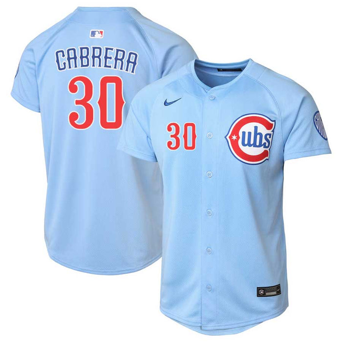 Chicago Cubs Edward Cabrera Youth Nike Blues Alternate 2 Home Run Jersey