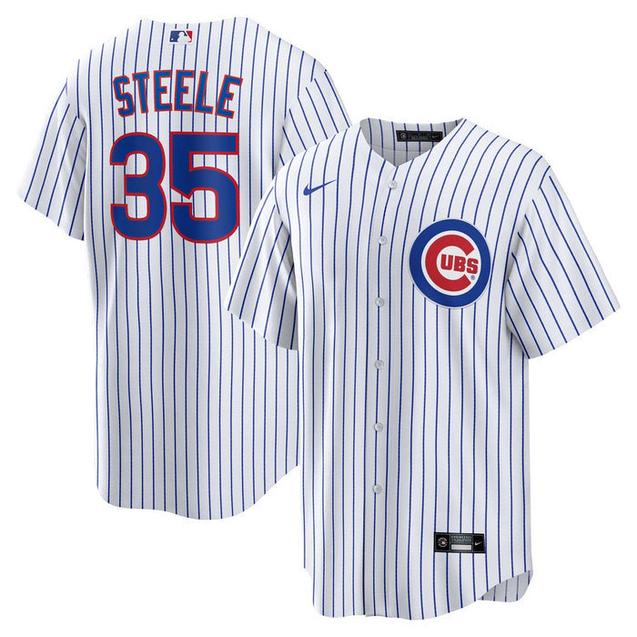 Chicago Cubs Justin Steele Youth Nike Home Baseline Jersey With Authentic Lettering