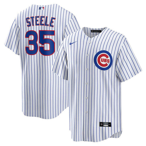 Chicago Cubs Justin Steele Youth Nike Home Baseline Jersey With Authentic Lettering