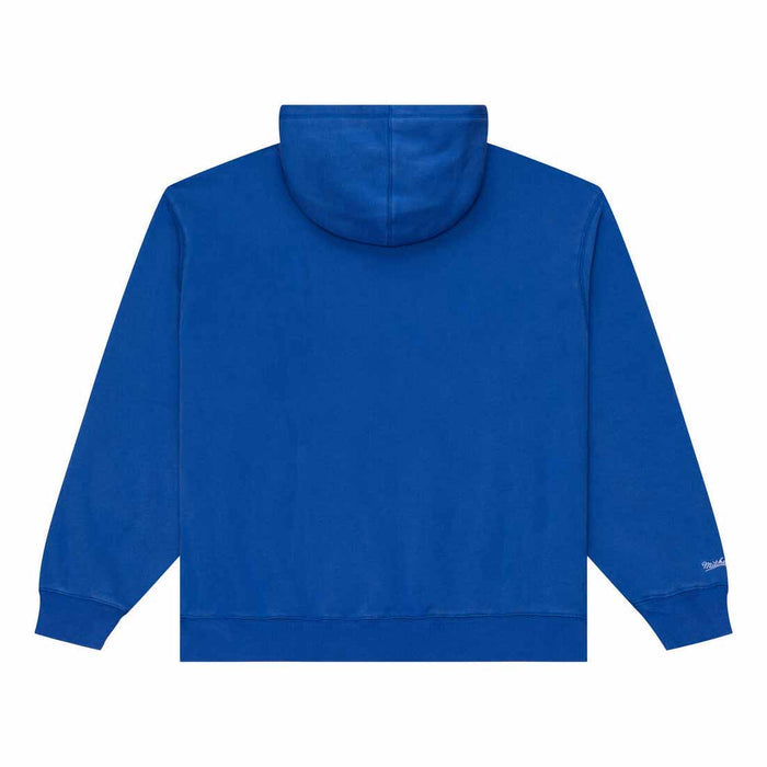 Chicago Cubs Mitchell And Ness Essentials Fleece Royal Blue Hooded Sweatshirt