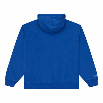 Chicago Cubs Mitchell And Ness Essentials Fleece Royal Blue Hooded Sweatshirt
