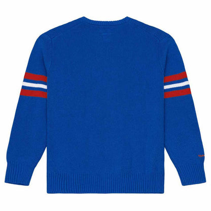 Chicago Cubs Mitchell And Ness Essentials Head Coach Crew Neck Sweater