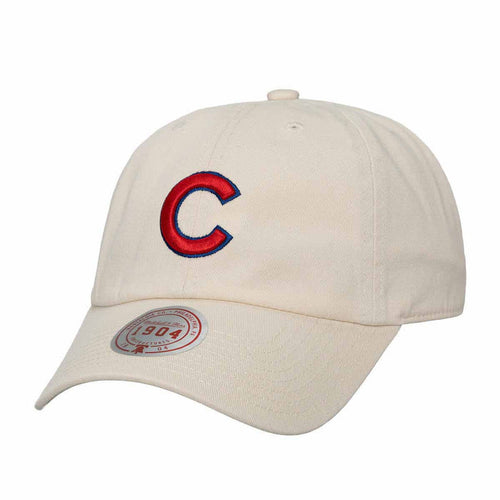 Chicago Cubs Mitchell And Ness Off Season Cream Adjustable Cap