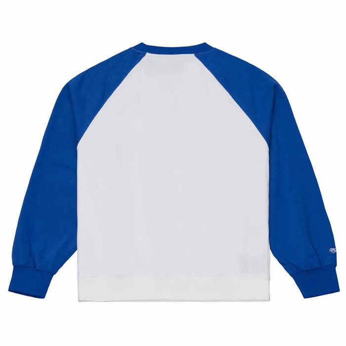 Chicago Cubs Mitchell And Ness Women's Head Coach Raglan Crew Neck