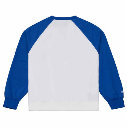 Chicago Cubs Mitchell And Ness Women's Head Coach Raglan Crew Neck