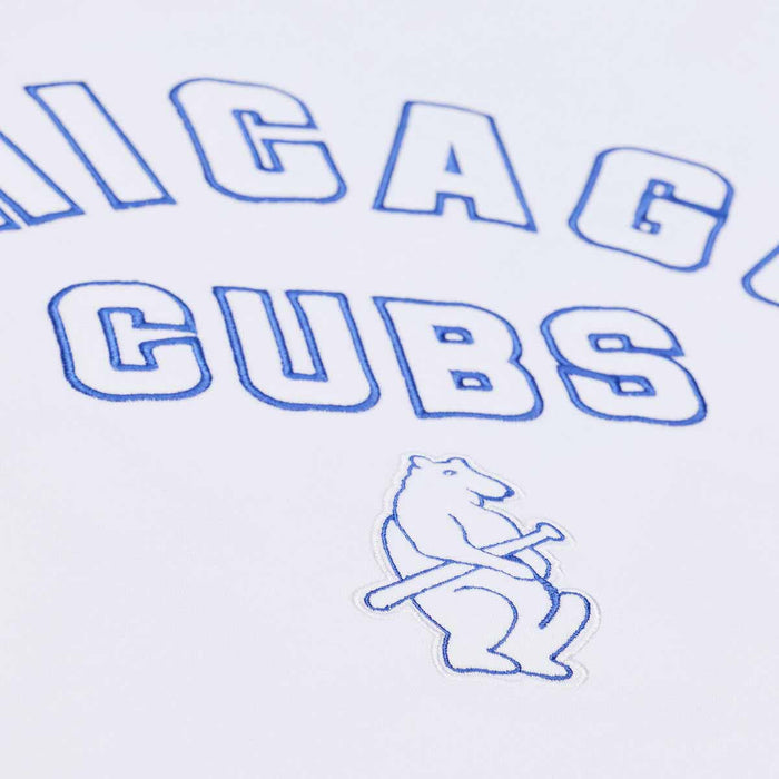 Chicago Cubs Mitchell & Ness Arctic White Crewneck Sweatshirt