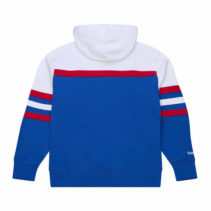 Chicago Cubs Mitchell & Ness Team Color Head Coach Hooded Sweatshirt