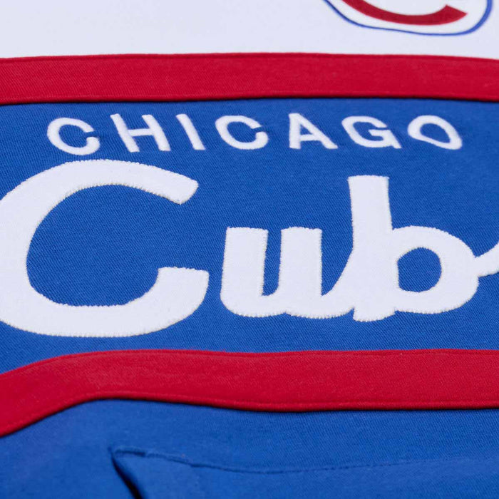 Chicago Cubs Mitchell & Ness Team Color Head Coach Hooded Sweatshirt