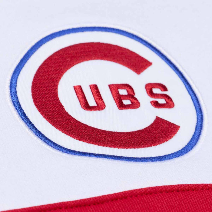 Chicago Cubs Mitchell & Ness Team Color Head Coach Quarter Zip Sweatshirt