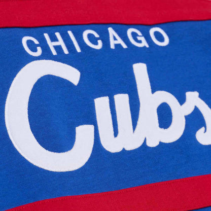 Chicago Cubs Mitchell & Ness Team Color Head Coach Quarter Zip Sweatshirt