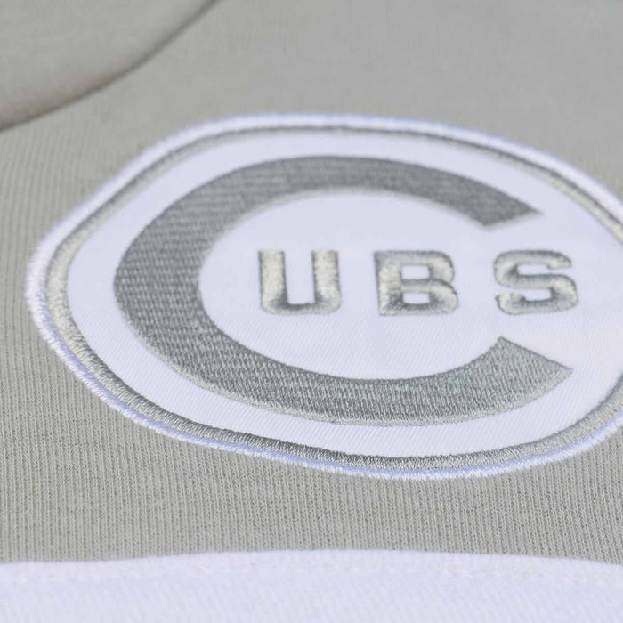 Chicago Cubs Mitchell & Ness Thunderstorm Head Coach Hooded Sweatshirt