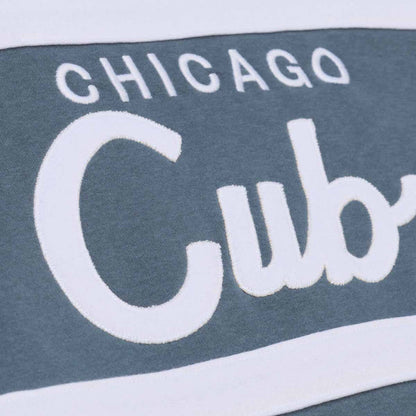 Chicago Cubs Mitchell & Ness Thunderstorm Head Coach Quarter Zip Sweatshirt