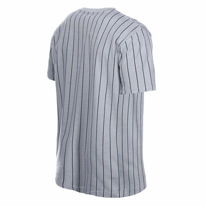Chicago Cubs New Era 1914 Bear Grey Pinstripe T Shirt