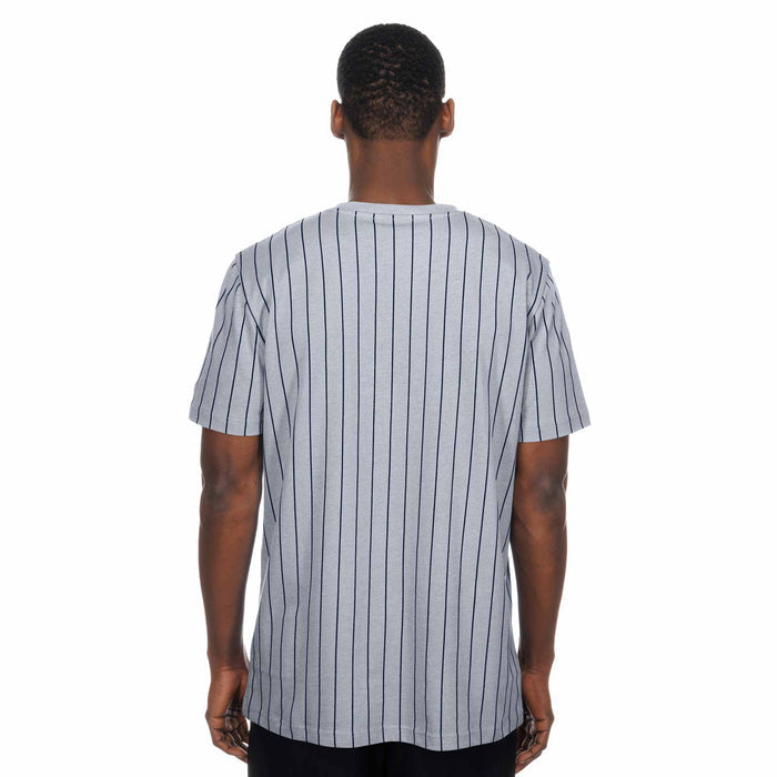 Chicago Cubs New Era 1914 Bear Grey Pinstripe T Shirt