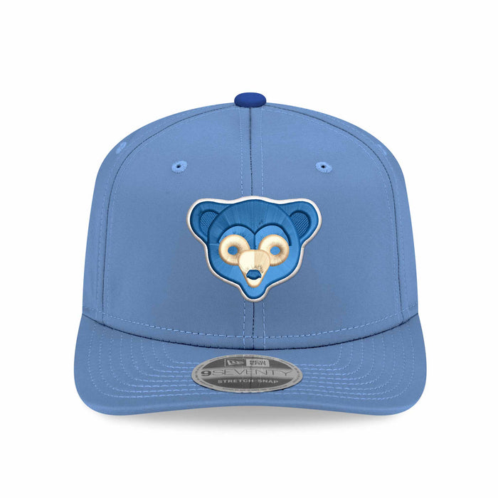 Chicago Cubs New Era 1969 150 Year 9SEVENTY Stretch Snap Baby Blue Adjustable Cap