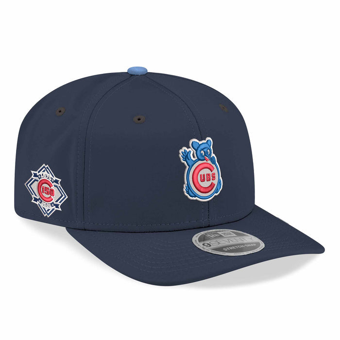 Chicago Cubs New Era 1969 Waving Bear 150 Year Anniversary 9SEVENTY Stretch Snap Adjustable Cap