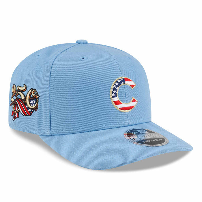 Chicago Cubs New Era 2026 250th Fourth of July 9SEVENTY Stretch Snap Adjustable Cap