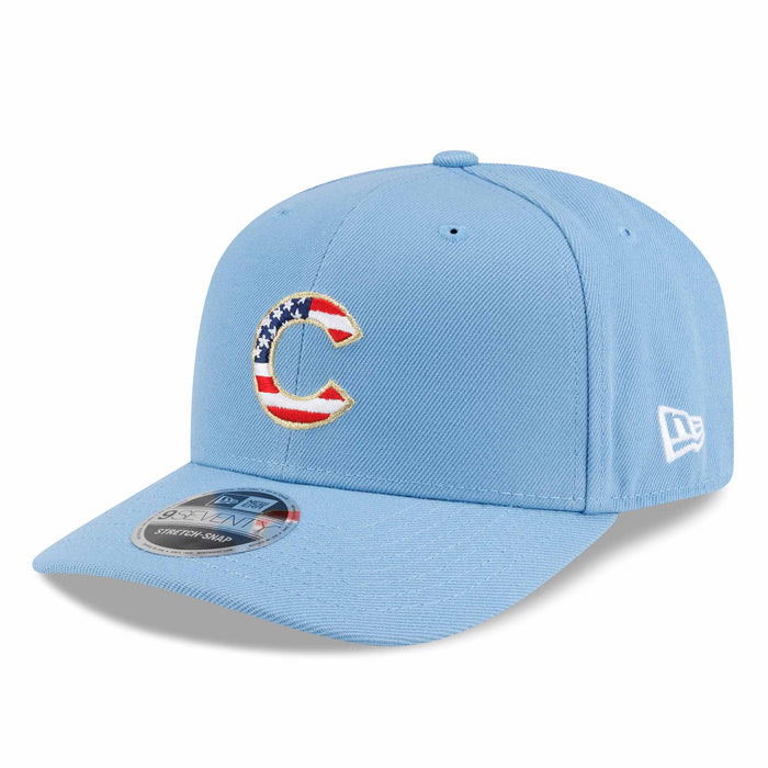 Chicago Cubs New Era 2026 250th Fourth of July 9SEVENTY Stretch Snap Adjustable Cap