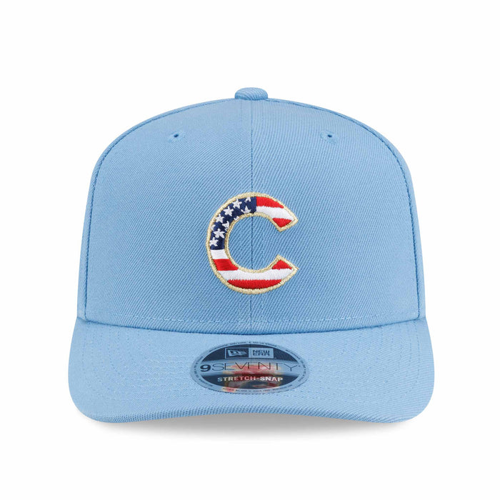 Chicago Cubs New Era 2026 250th Fourth of July 9SEVENTY Stretch Snap Adjustable Cap