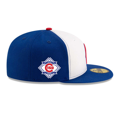 Chicago Cubs New Era Alternate Two 150 Year Patch Authentic 59FIFTY Fitted Game Cap