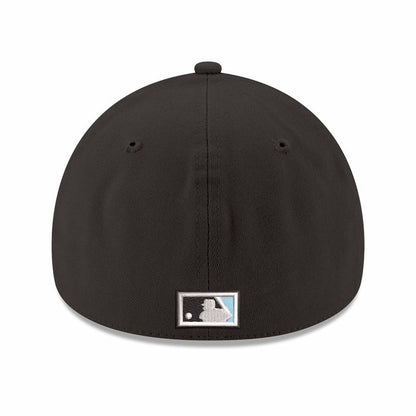 Chicago Cubs New Era Black 1969 39THIRTY Stretch Fit Cap