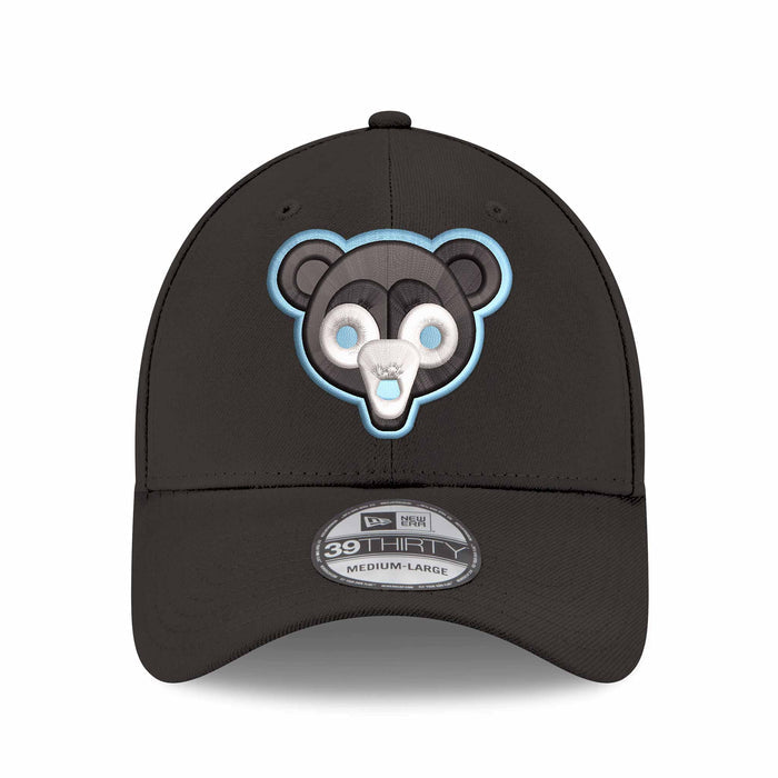 Chicago Cubs New Era Black 1969 39THIRTY Stretch Fit Cap