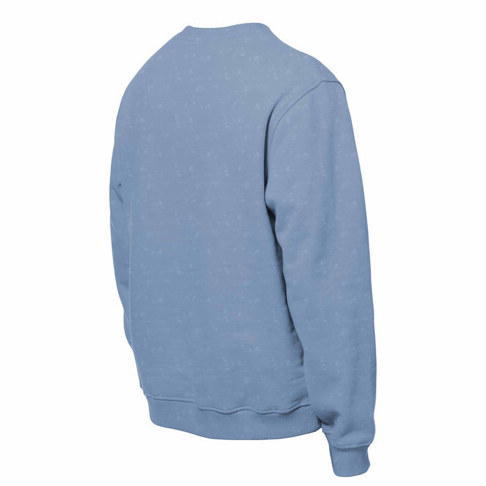 Chicago Cubs New Era Blues Alternate Crest Crewneck Sweatshirt