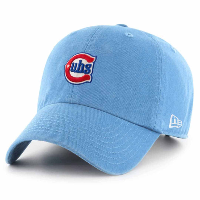 Chicago Cubs New Era Blues Alternate Micro Logo 9TWENTY Adjustable Cap
