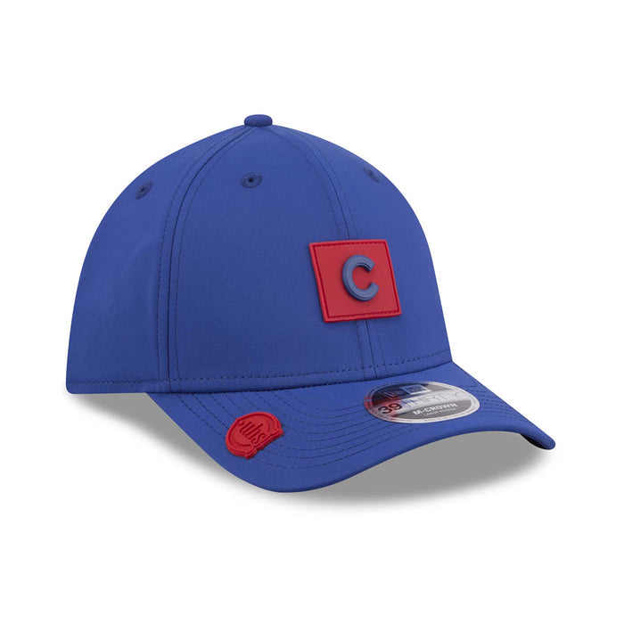 Chicago Cubs New Era Blues Alternate Royal 39THIRTY M Crown Stretch Fitted Cap