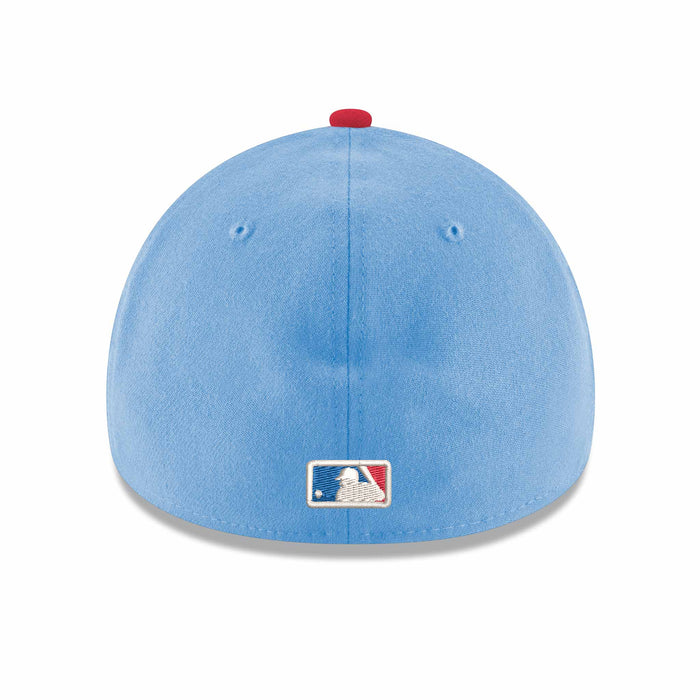 Chicago Cubs New Era Blues Alternate Sky Royal 39THIRTY Stretch Fitted Cap