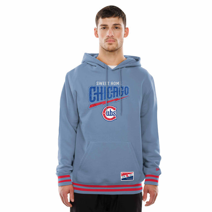 Chicago Cubs New Era Blues Alternate Sweet Home Hooded Sweatshirt