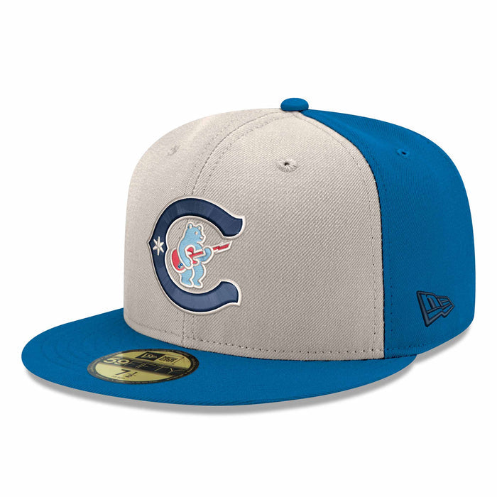 Chicago Cubs New Era Chrome Rainstorm Alternate Two 150 Year Anniversary 59FIFTY Fitted Cap