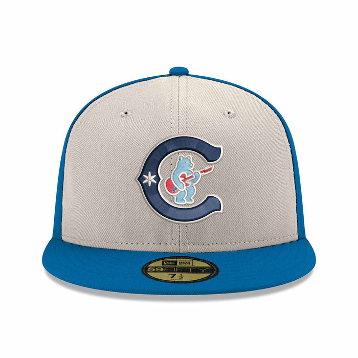 Chicago Cubs New Era Chrome Rainstorm Alternate Two 150 Year Anniversary 59FIFTY Fitted Cap