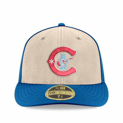 Chicago Cubs New Era Chrome Rainstorm Alternate Two 150 Year Anniversary Low Profile 59FIFTY Fitted Cap