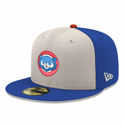 Chicago Cubs New Era Chrome Royal 1984 Bear 150 Year Anniversary 59FIFTY Fitted Cap
