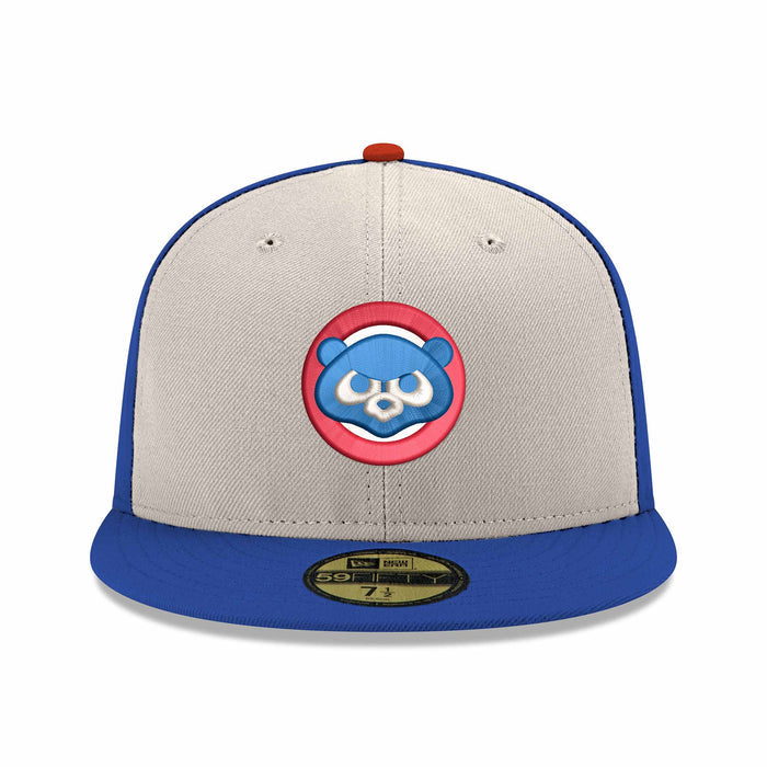 Chicago Cubs New Era Chrome Royal 1984 Bear 150 Year Anniversary 59FIFTY Fitted Cap