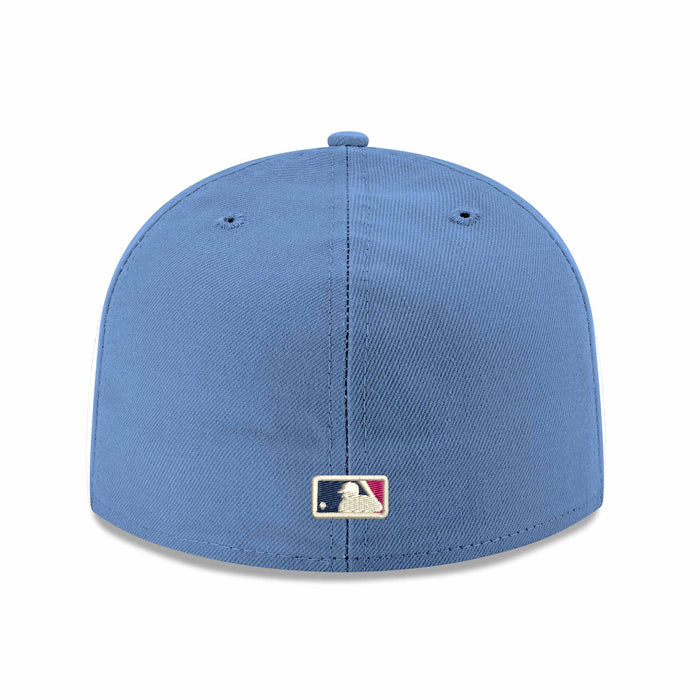 Chicago Cubs New Era Chrome Sky Alternate Two 150 Year Anniversary 59FIFTY Fitted Cap