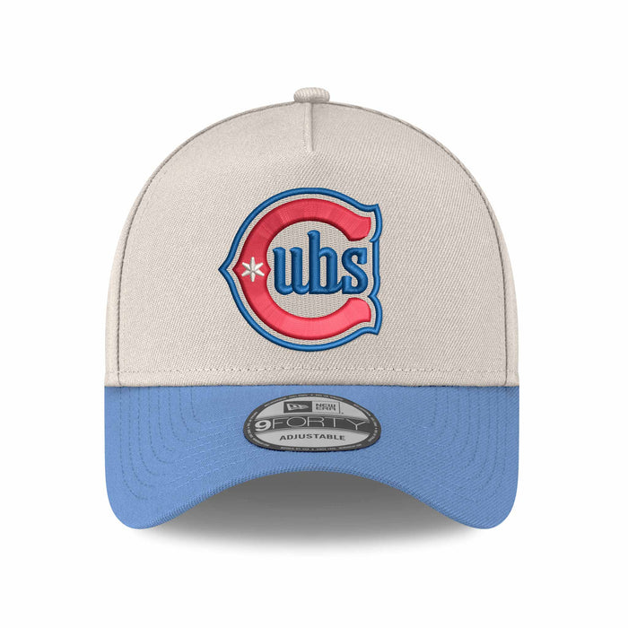 Chicago Cubs New Era Chrome Sky Alternate Two 150 Year Anniversary 9FORTY A Frame Adjustable Cap