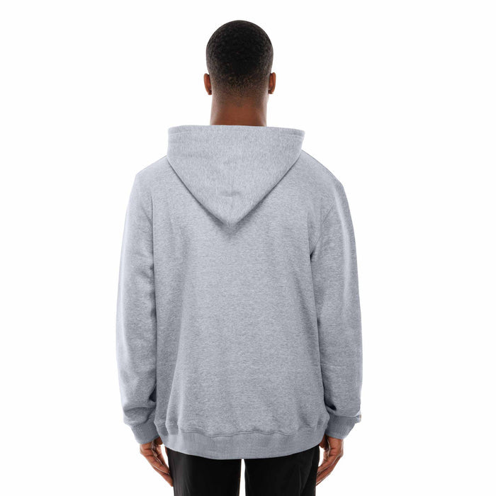 Chicago Cubs New Era Grey Cooperstown Two Hit Game Day Hooded Sweatshirt