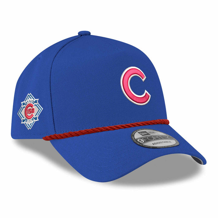 Chicago Cubs New Era Home 150 Year Anniversary 9FORTY A Frame Rope Adjustable Cap