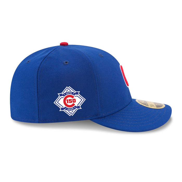Chicago Cubs New Era Home 150 Year Authentic Low Profile 59FIFTY Fitted Game Cap