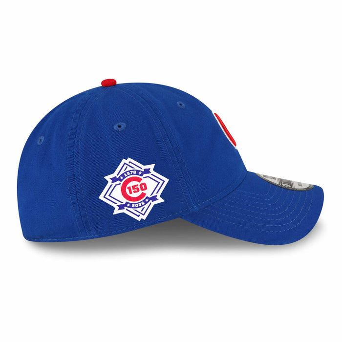 Chicago Cubs New Era Home 150 Year Patch 9TWENTY Adjustable Cap