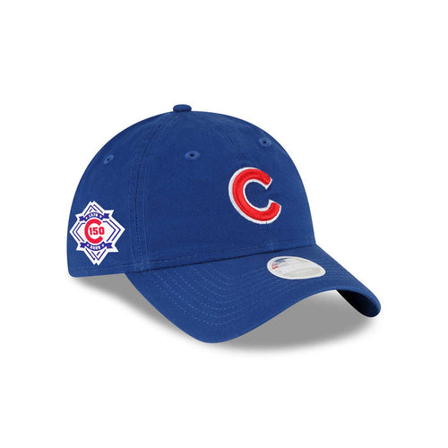 Chicago Cubs New Era Home Women's 150 Year Patch 9TWENTY Adjustable Cap