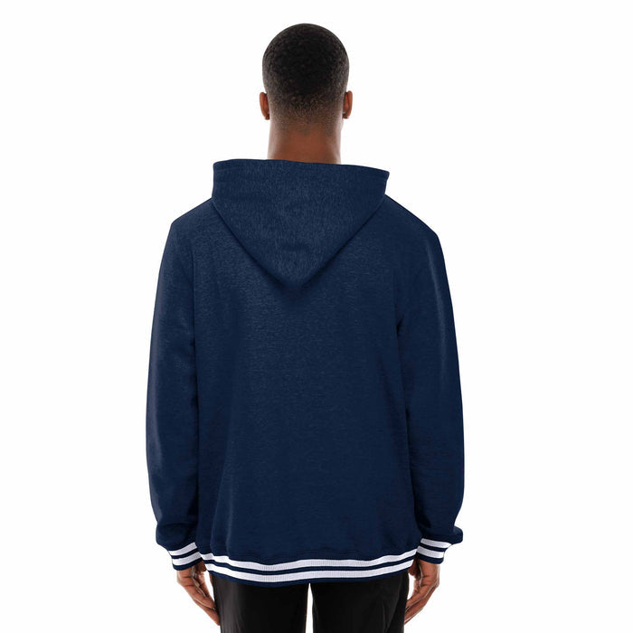 Chicago Cubs New Era Navy 1914 Throwback Hooded Sweatshirt