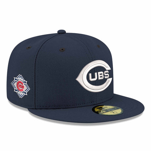 Chicago Cubs New Era Navy 1925 150 Year Anniversary 59FIFTY Fitted Cap