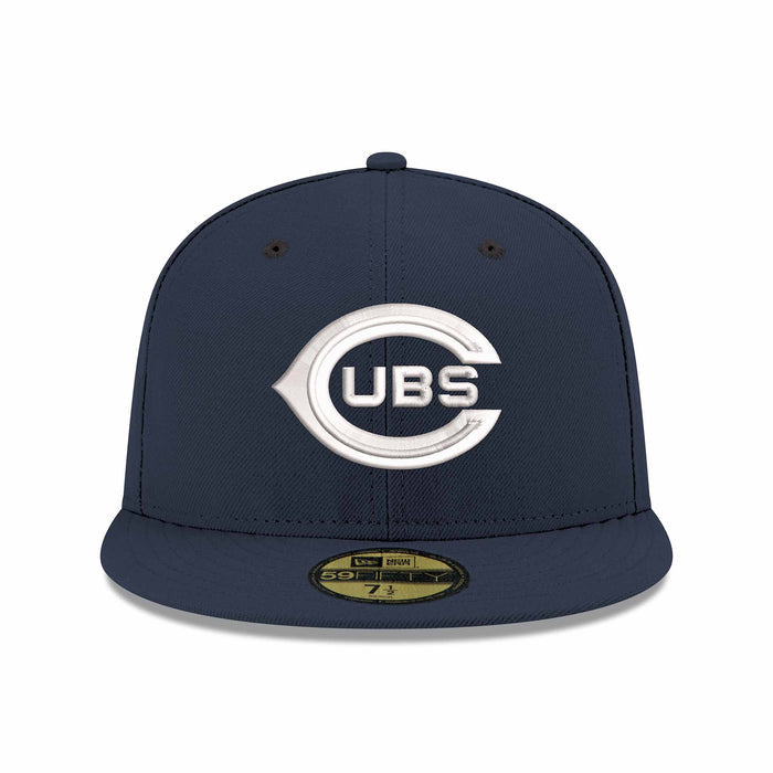 Chicago Cubs New Era Navy 1925 150 Year Anniversary 59FIFTY Fitted Cap